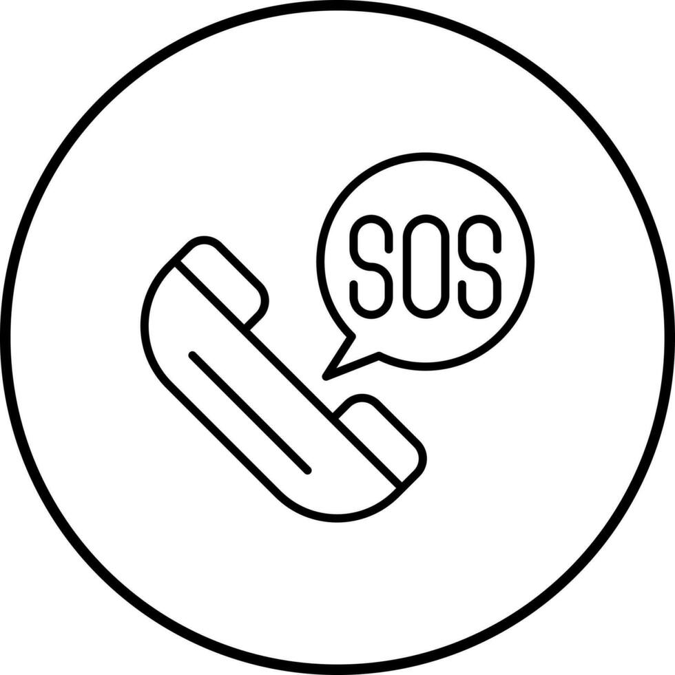 Sos vector icoon