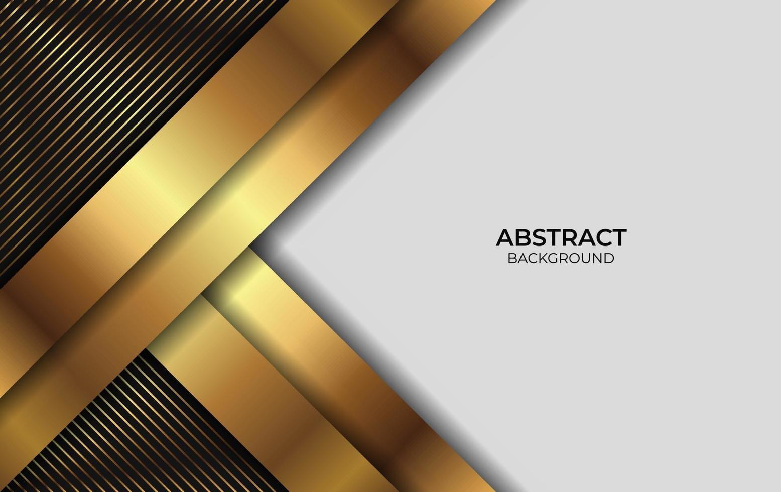 ontwerp abstracte achtergrond goud en zwart vector