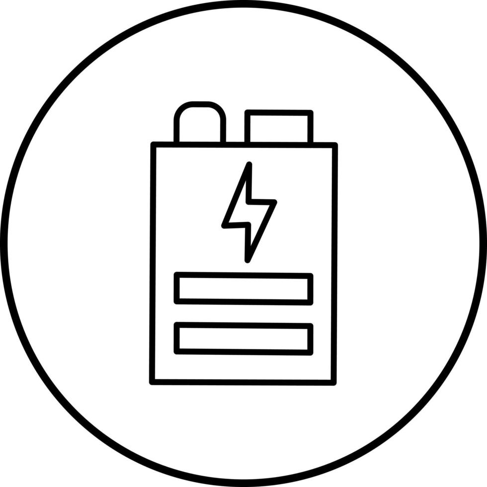 batterij vector pictogram