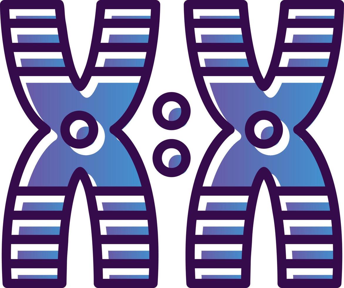 chromosoom vector icoon ontwerp