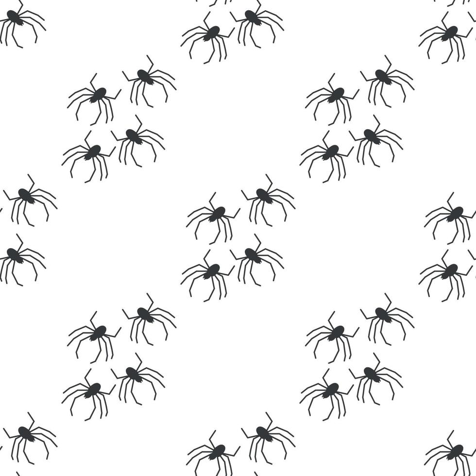 spin vector naadloos patroon Aan een wit achtergrond. insect patroon afdrukken Aan textiel, papier, omhulsel papier thema