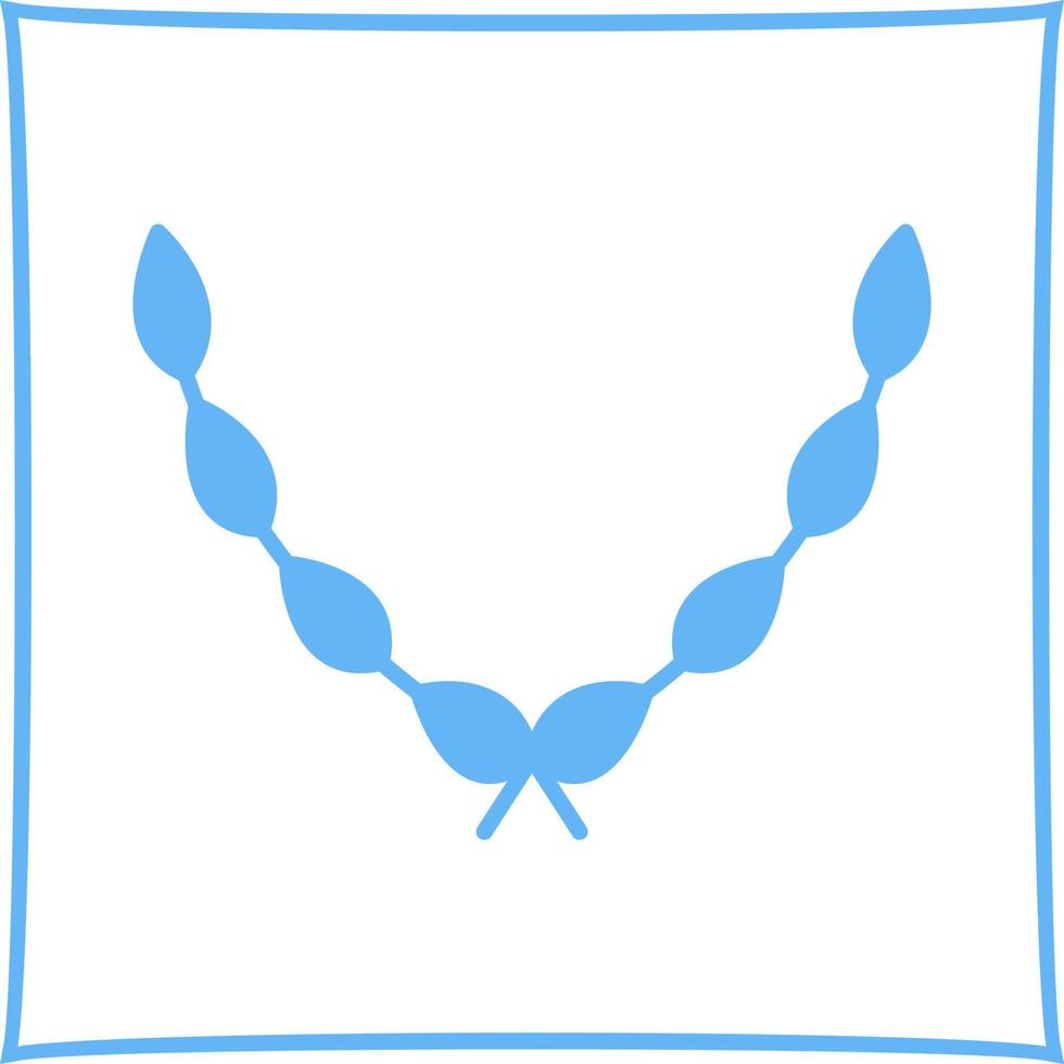 bladeren krans vector icoon