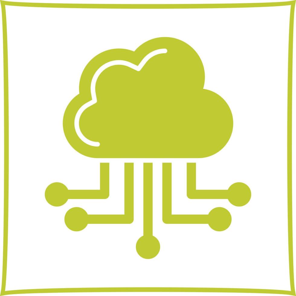 cloud computing vector icon