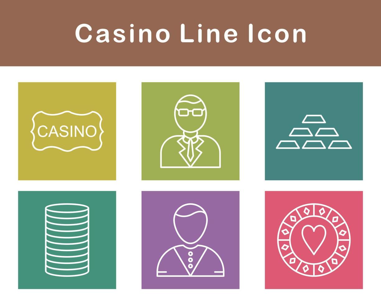 casino vector icoon reeks