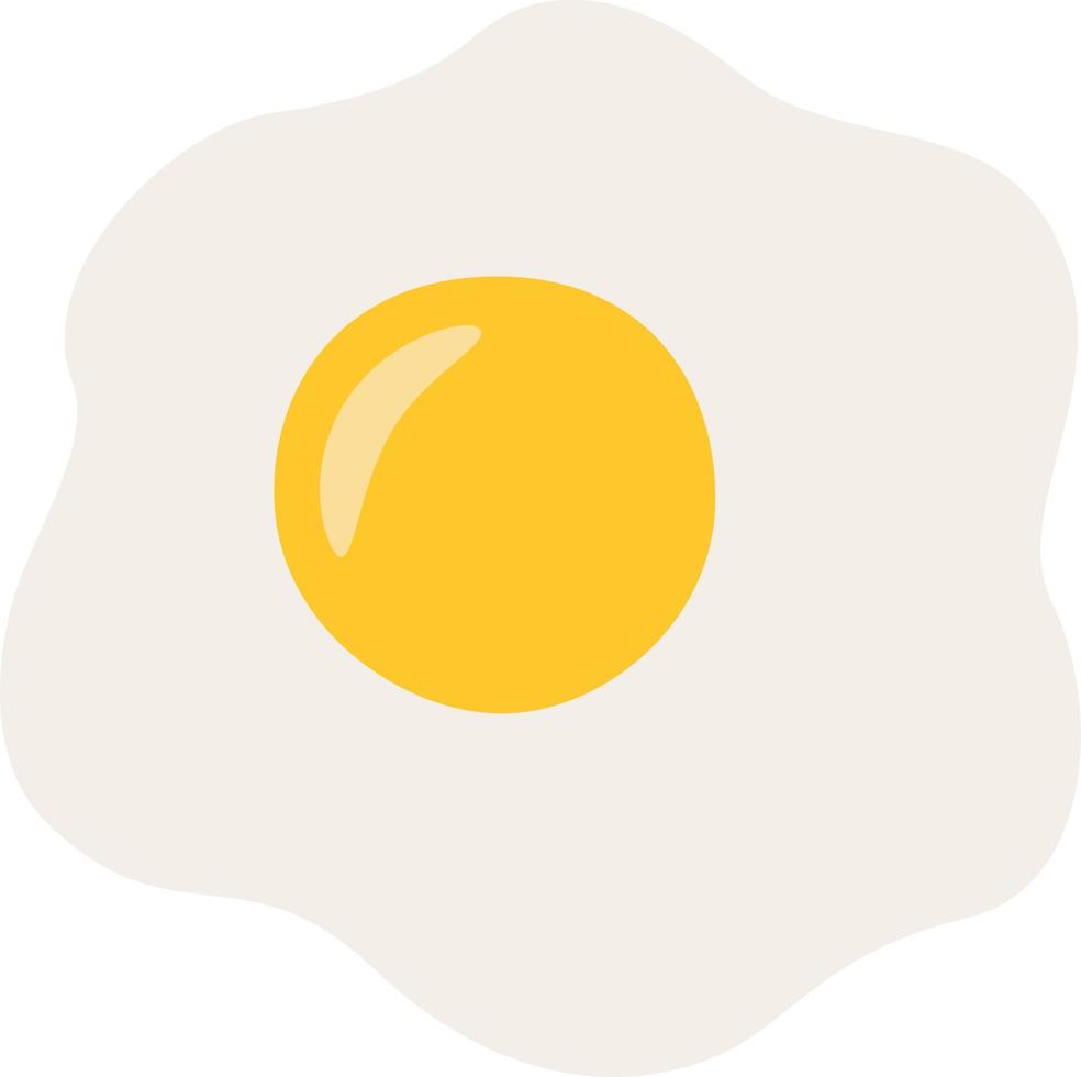 illustratie gebakken eieren vector