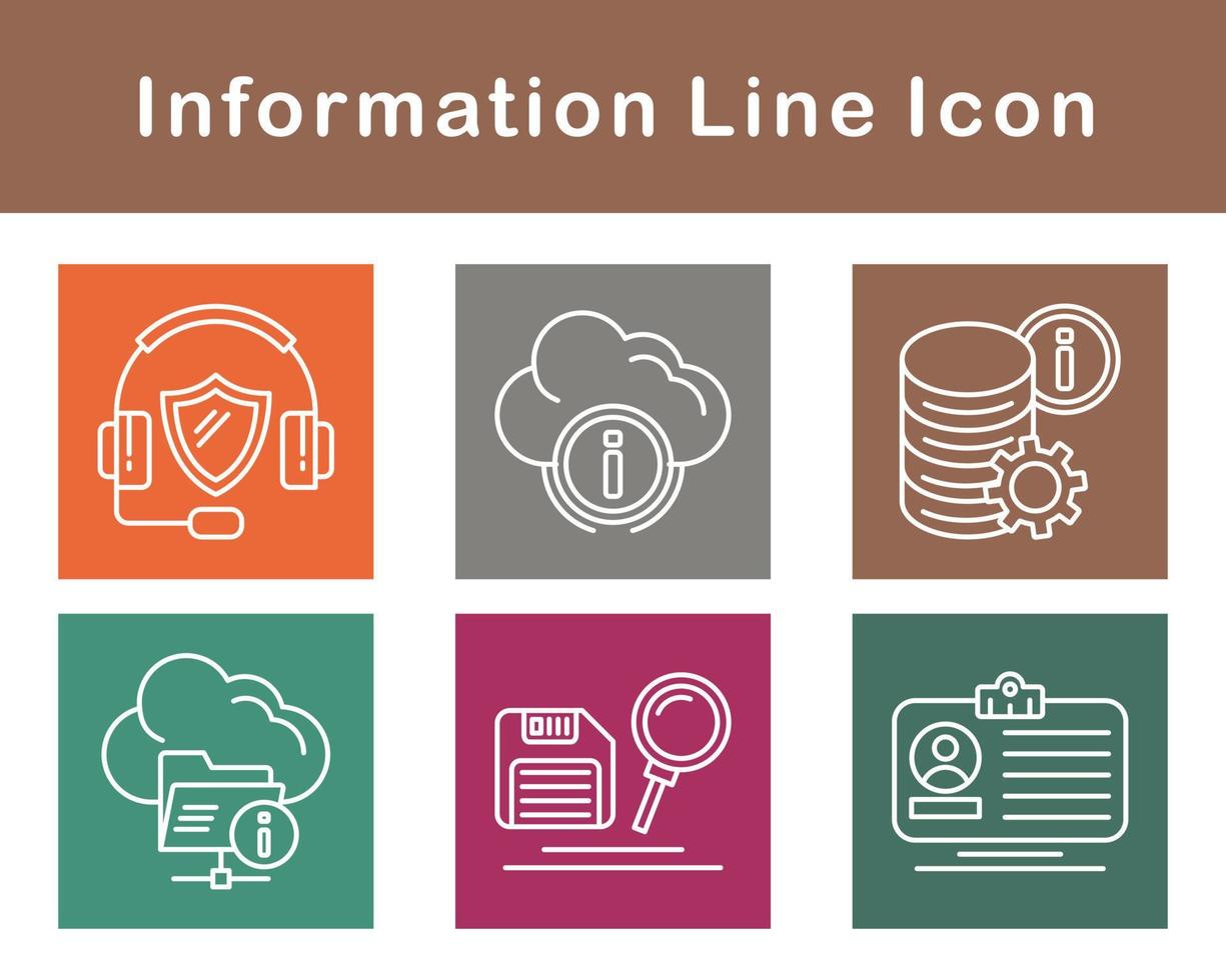 informatie vector icoon reeks