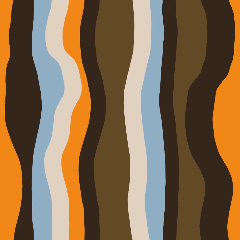 abstract naadloos gestreept patroon. golvend lijnen vector structuur in retro stijl. verticaal hand- getrokken lijnen achtergrond.