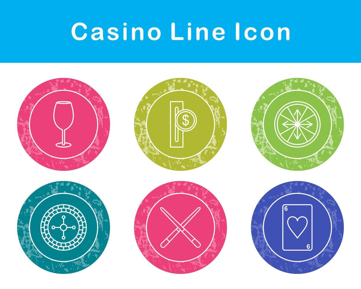 casino vector icoon reeks