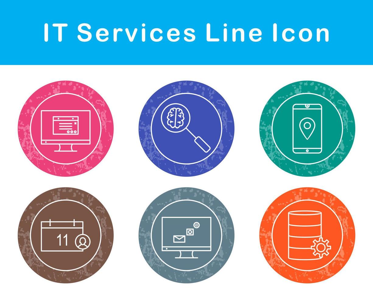 het Diensten vector icoon reeks