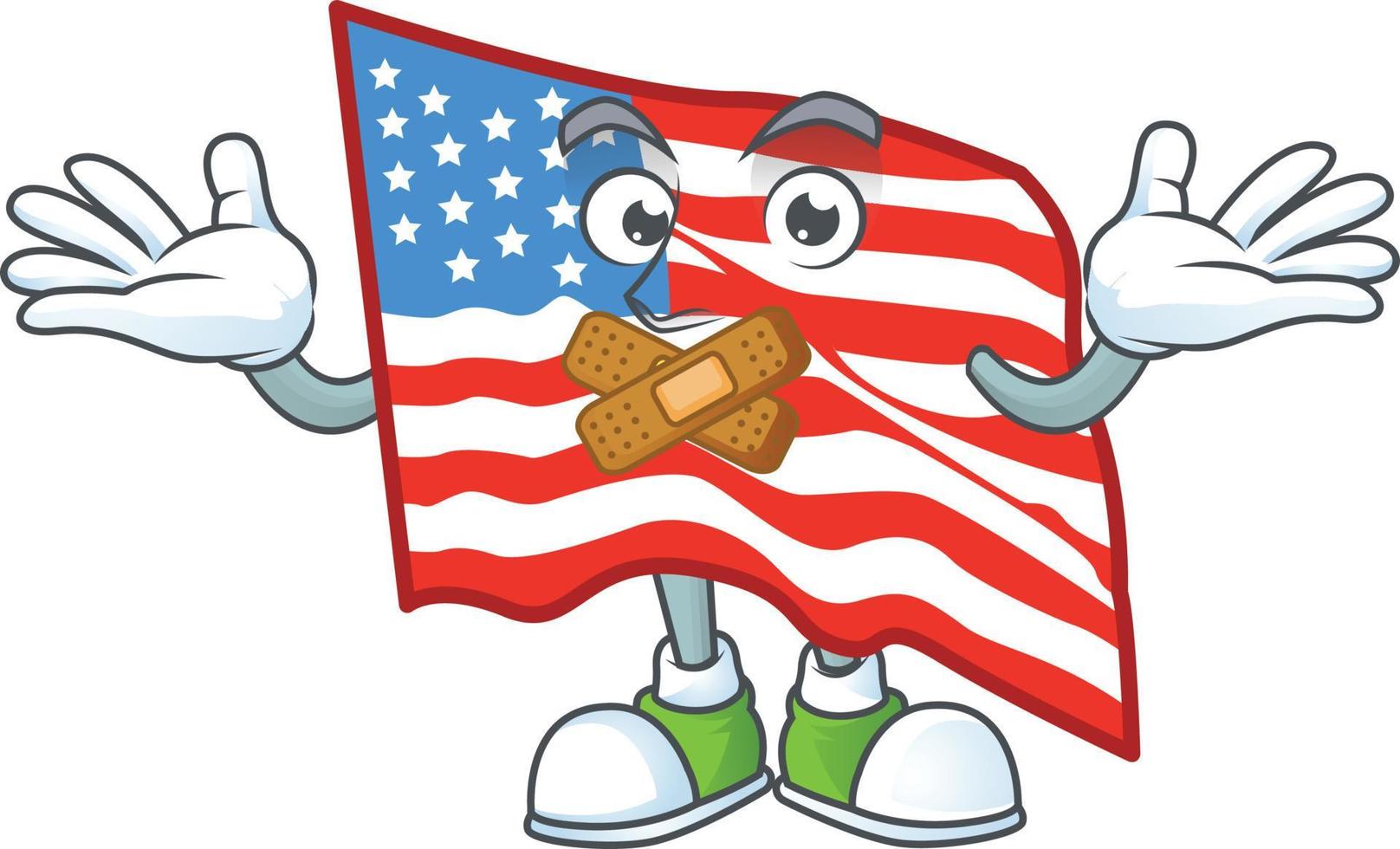 Verenigde Staten van Amerika vlag icoon ontwerp vector