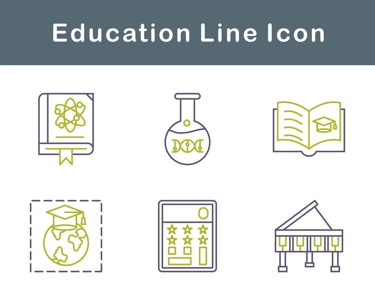 onderwijs vector icoon reeks