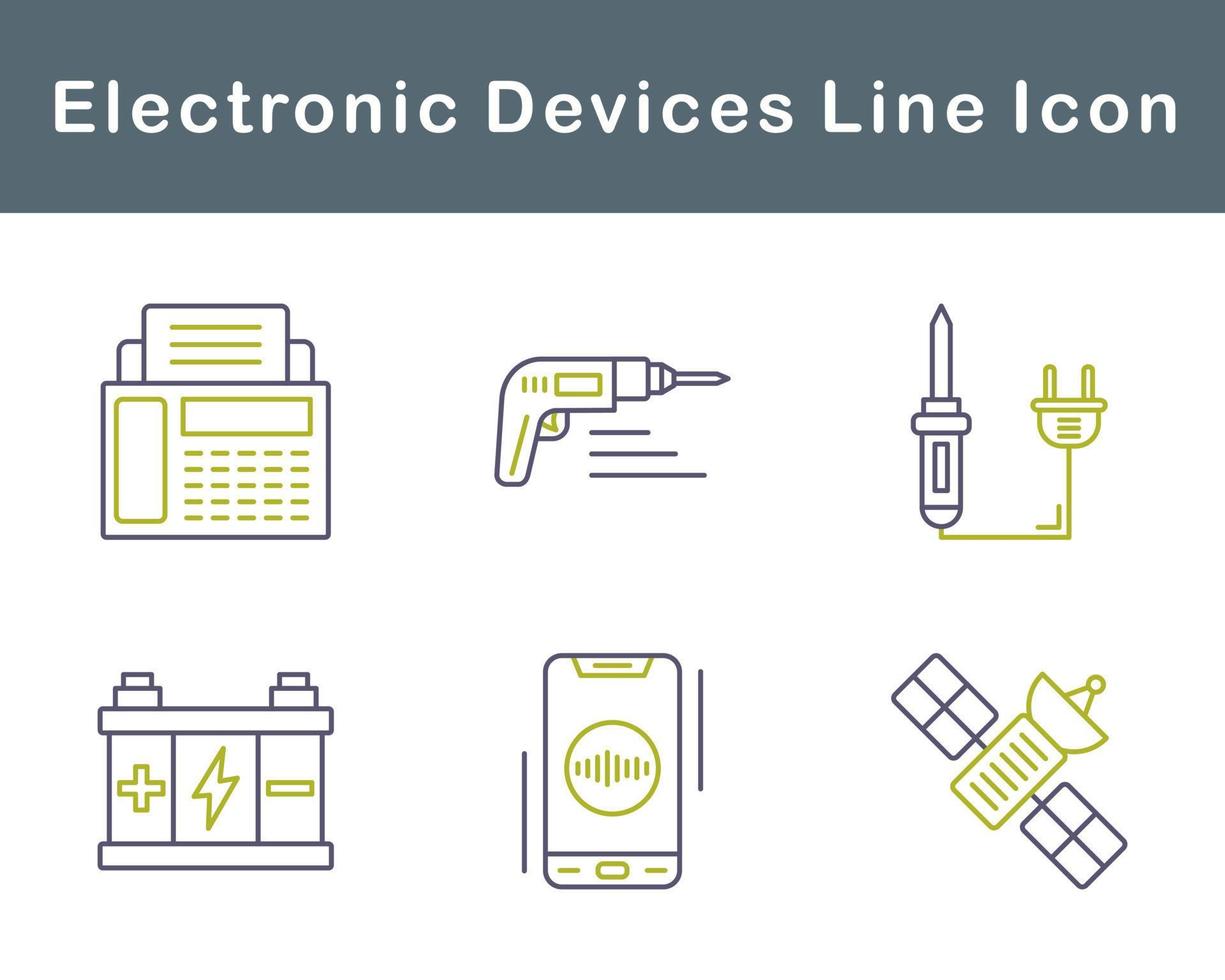 elektronisch apparaten vector icoon reeks