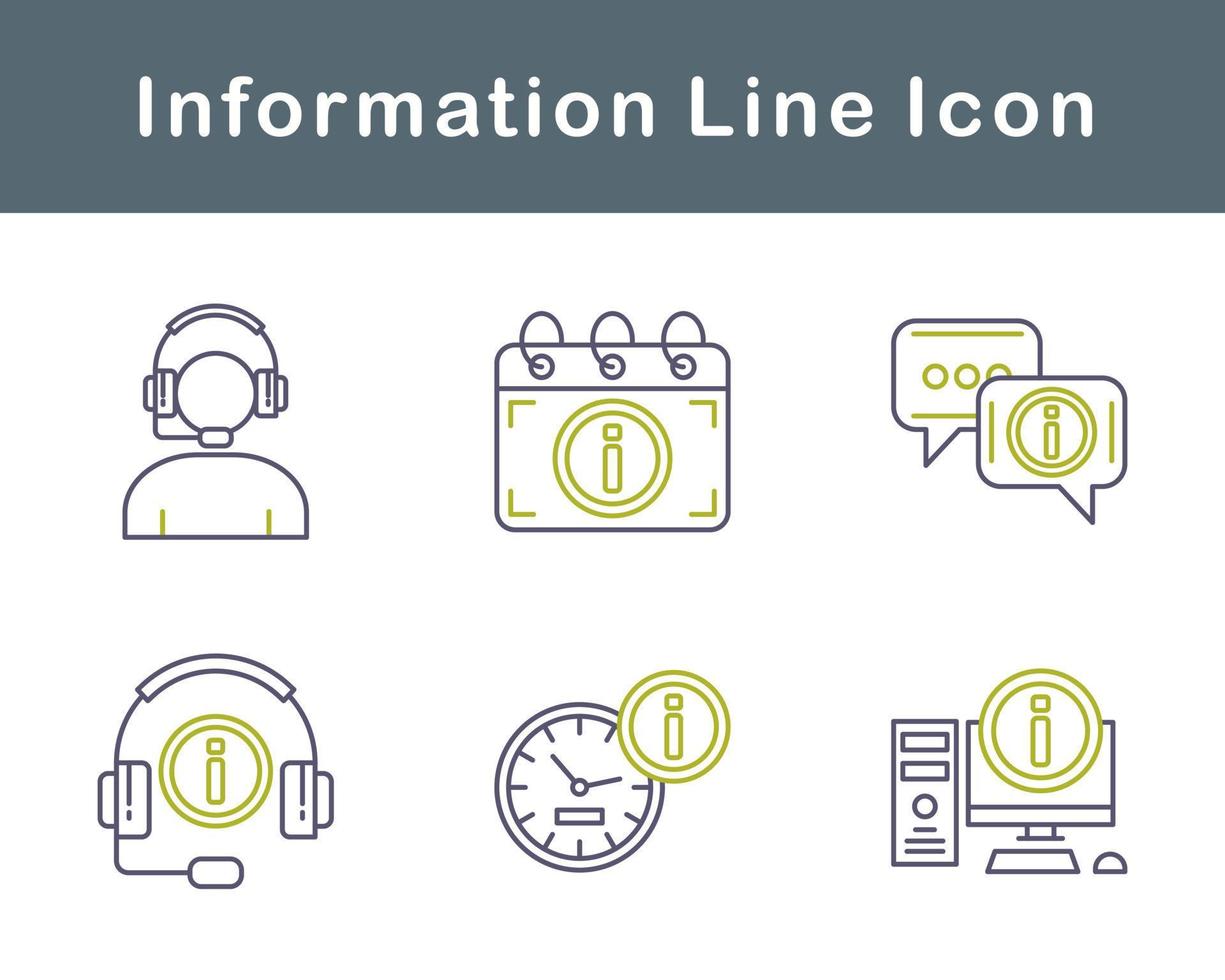 informatie vector icoon reeks