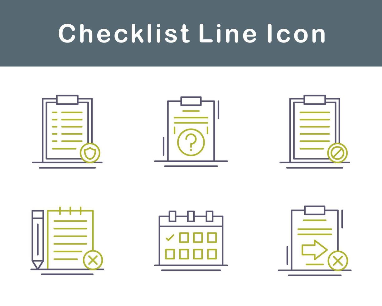 checklist vector icoon reeks