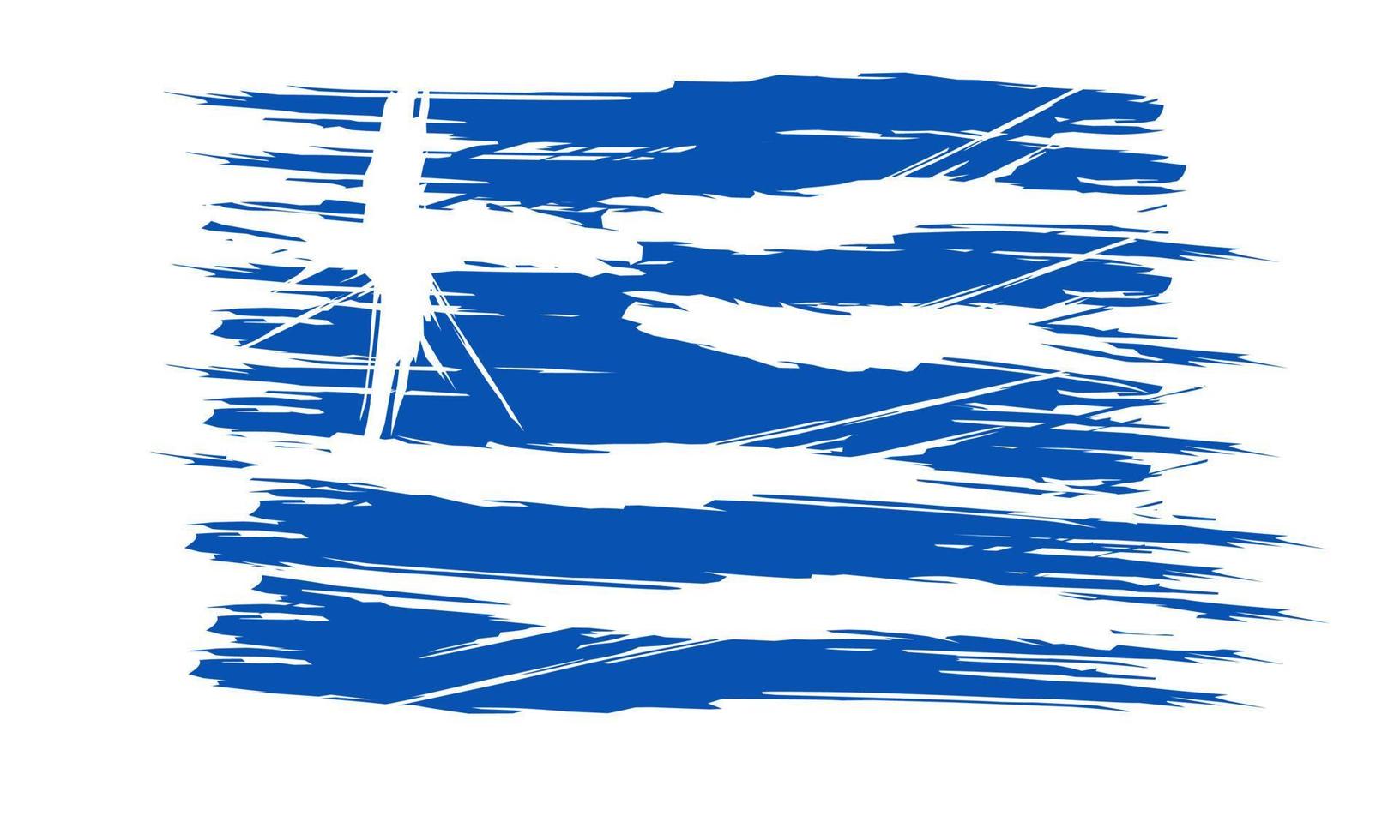 Griekenland vlag ontwerp illustratie, gemakkelijk ontwerp met elegant concept vector