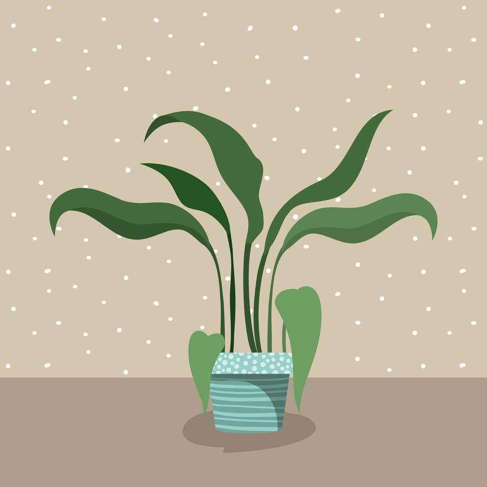 kamerplant in pot pictogram vector