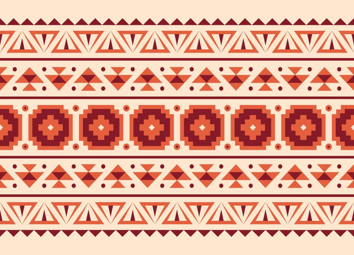 tribal aztec kleurrijk naadloos etnisch patroon voor behang, kleding, inpakken, kleding stof, tapijt, omslag, kaart sjabloon vector