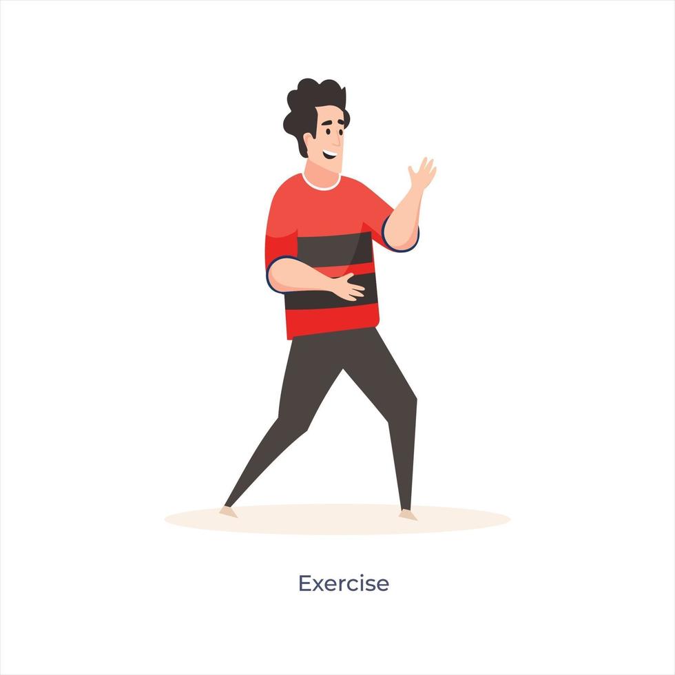 mannelijke atleet avatar vector