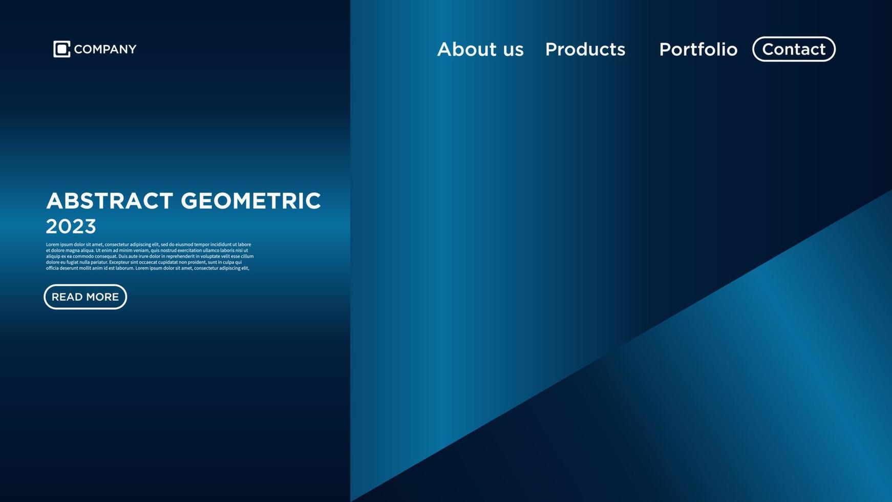 minimalistische bestemmingspagina-achtergrond. website ui ontwerp achtergrond. vector