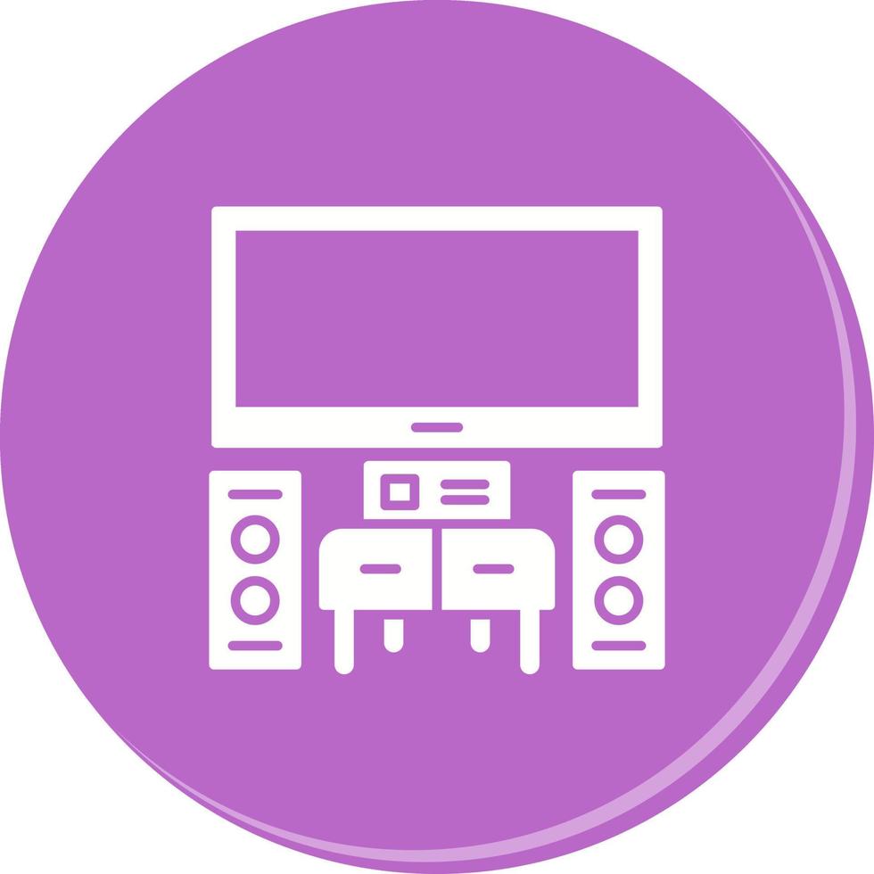 thuisbioscoop vector pictogram