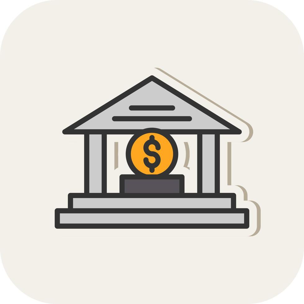 investering bank vector icoon ontwerp