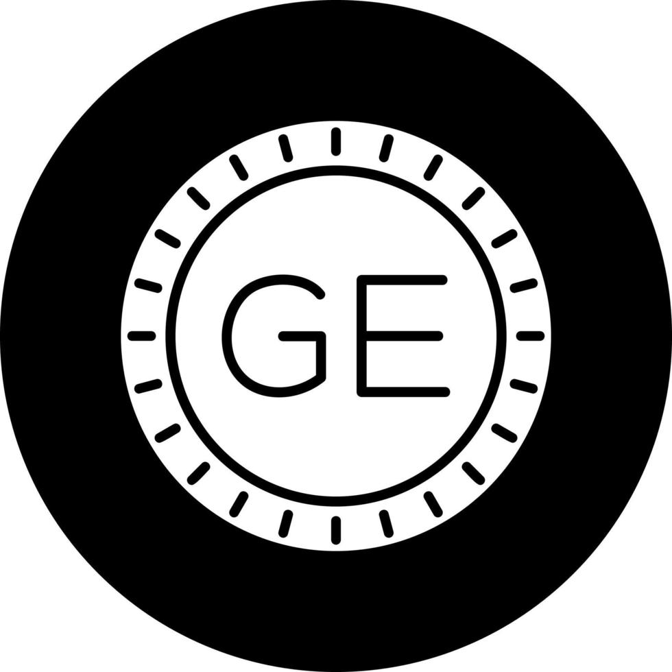 Georgië wijzerplaat code vector icoon