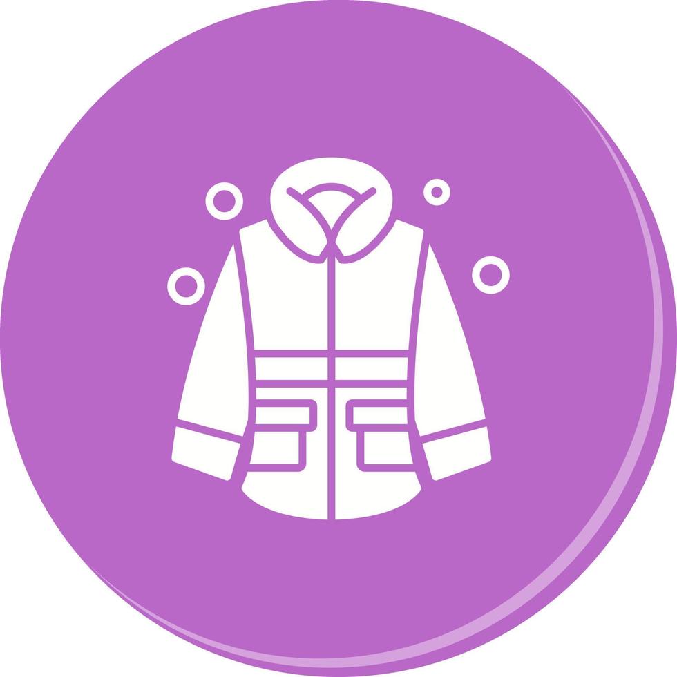 winter jasje vector icoon