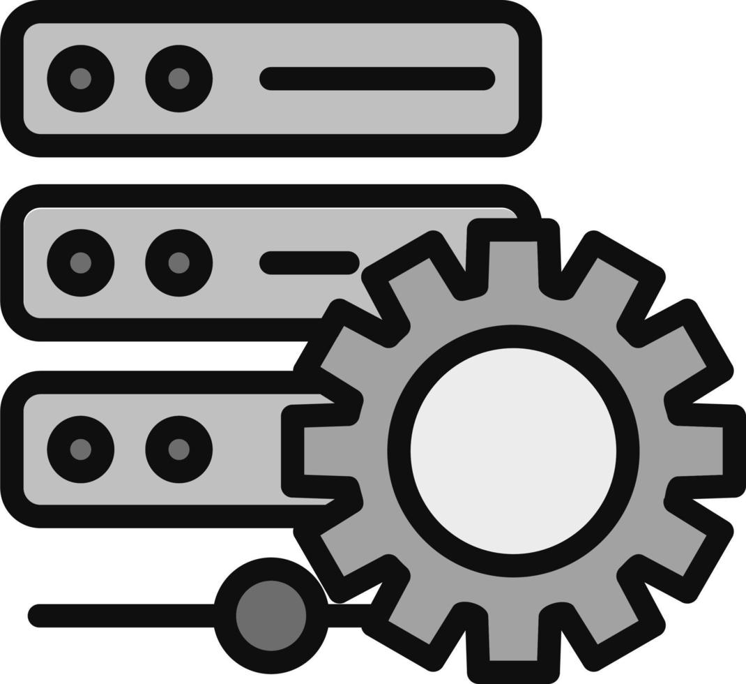 databank beheer vector icoon