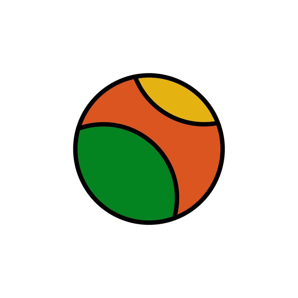 ontwerp logo vector kleurrijk abstract voor uw bedrijf of bedrijf