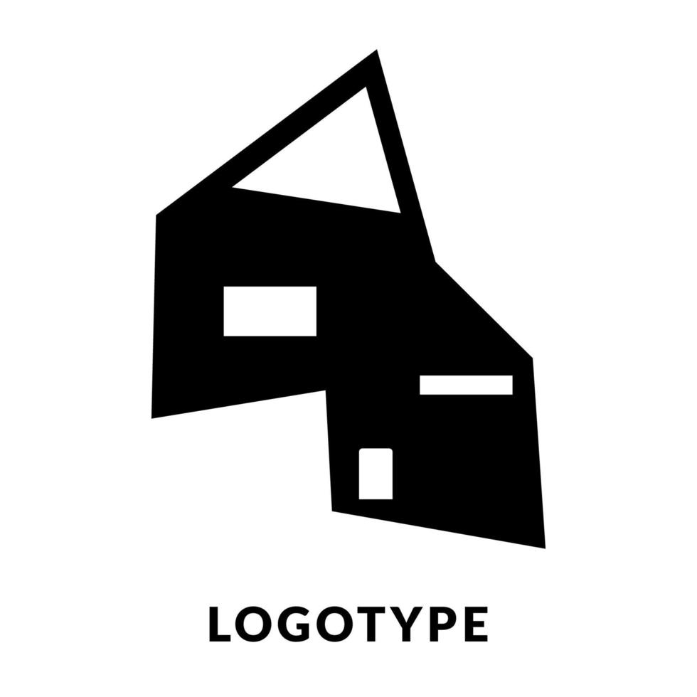 huis logo. symbool meetkundig lineair stijl. bruikbaar voor echt landgoed, bouw, architectuur, en gebouw logos vector