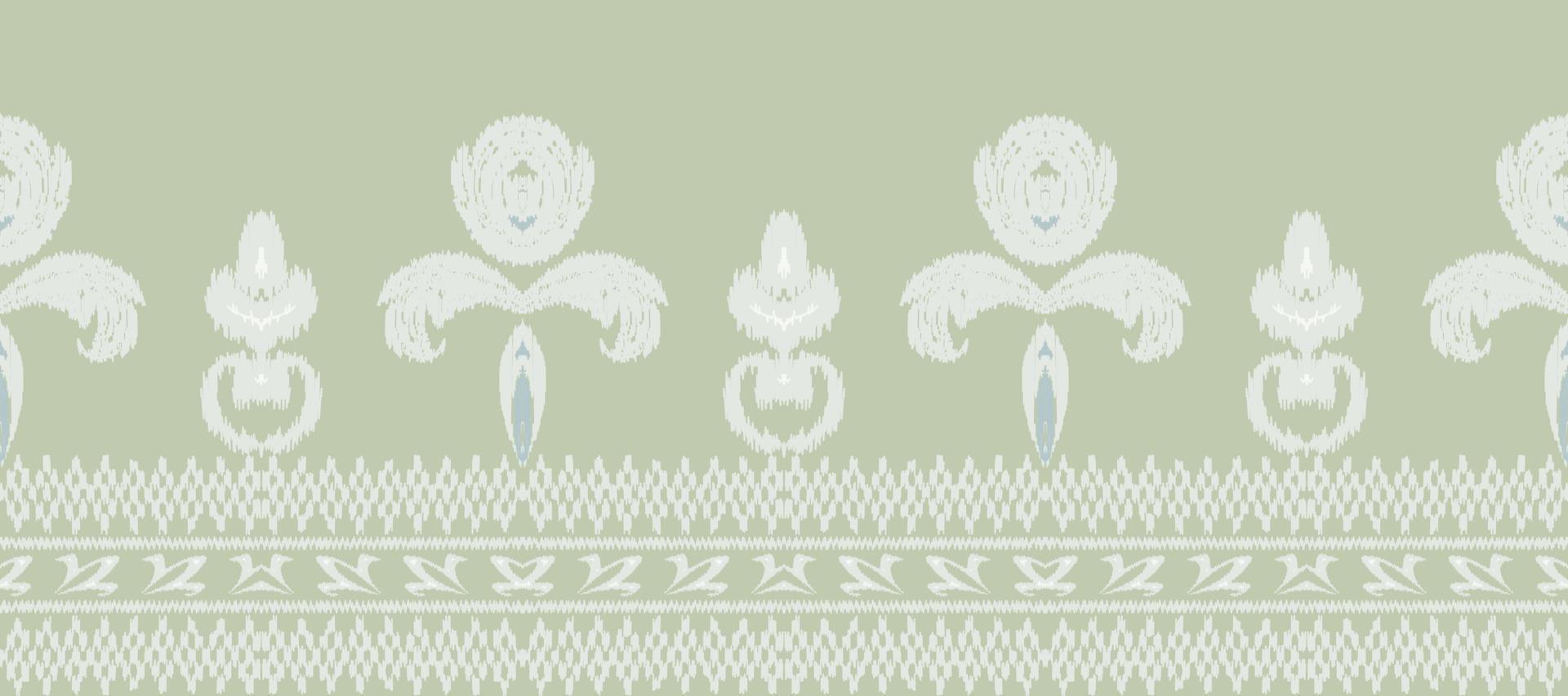 Afrikaanse ikat paisley borduurwerk. batik textiel ikat streep naadloos patroon digitaal vector ontwerp voor afdrukken Saree kurti Borneo kleding stof grens ikkat dupatta