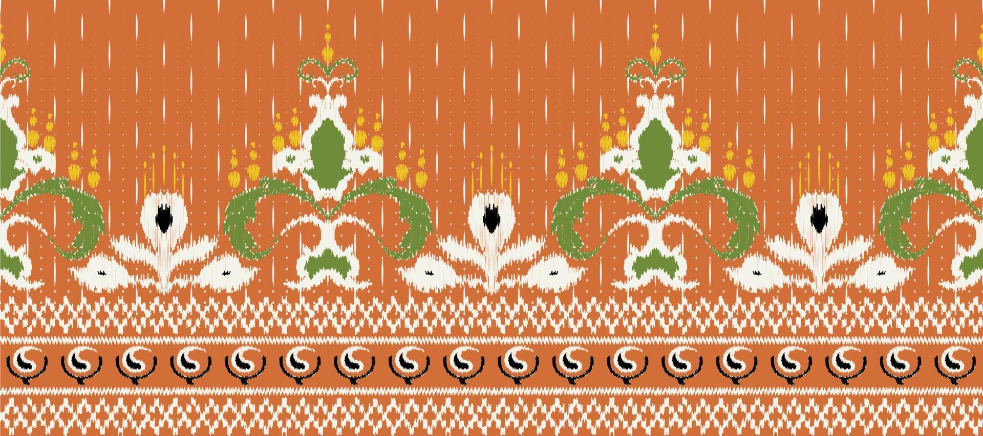 Afrikaanse ikat paisley borduurwerk. batik textiel ikat chevron naadloos patroon digitaal vector ontwerp voor afdrukken Saree kurti Borneo kleding stof grens ikkat dupatta