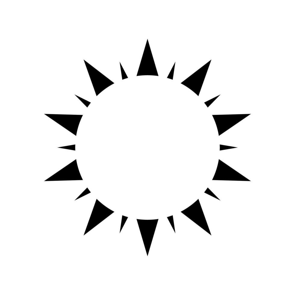 boho hemel- zon icoon logo. gemakkelijk modern abstract ontwerp voor Sjablonen, afdrukken, web, sociaal media berichten vector