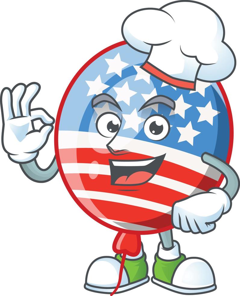 Verenigde Staten van Amerika strepen ballon icoon ontwerp vector