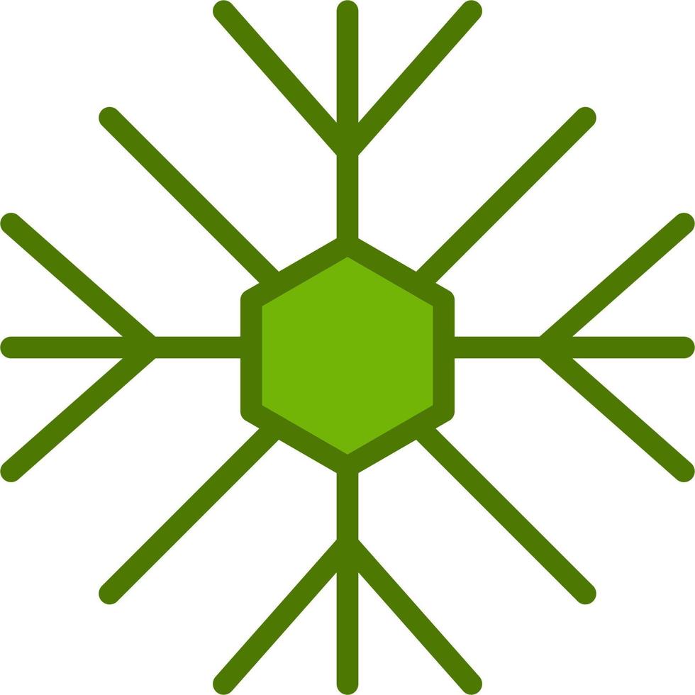 sneeuwvlok vector pictogram