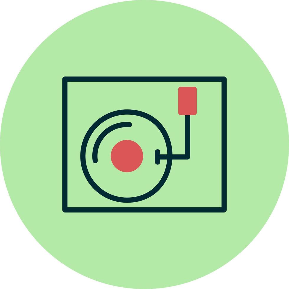 draaitafel vector pictogram