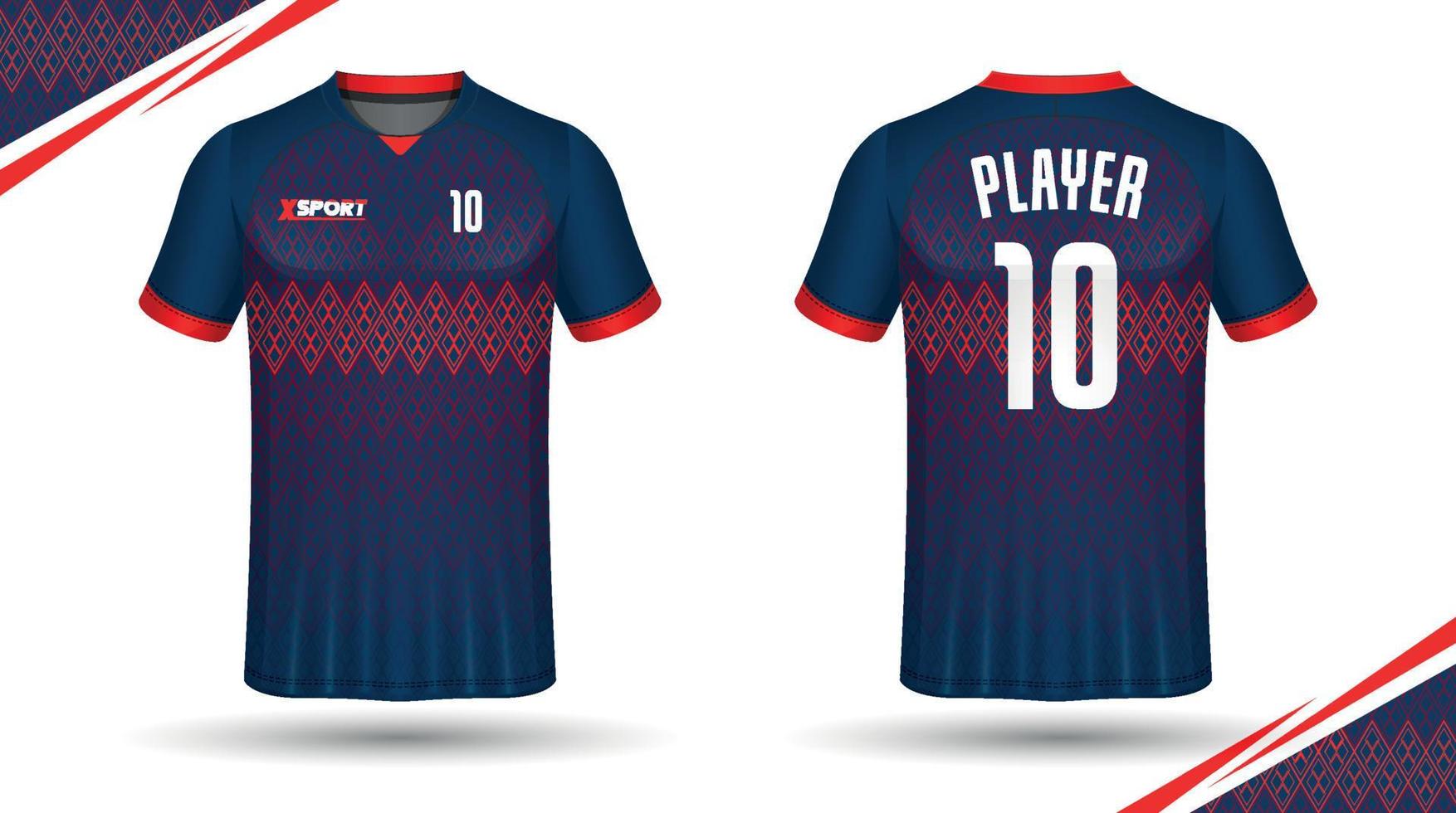 voetbal Jersey ontwerp voor sublimatie, sport t overhemd ontwerp vector