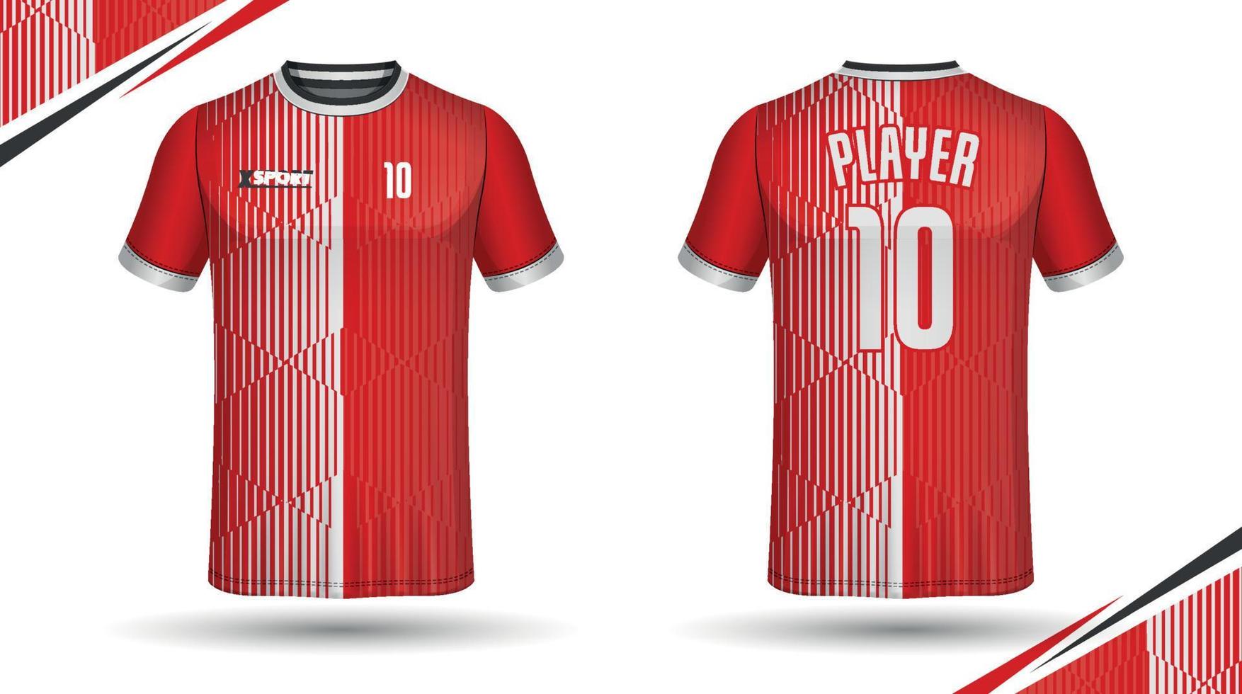 voetbal Jersey ontwerp voor sublimatie, sport t overhemd ontwerp vector