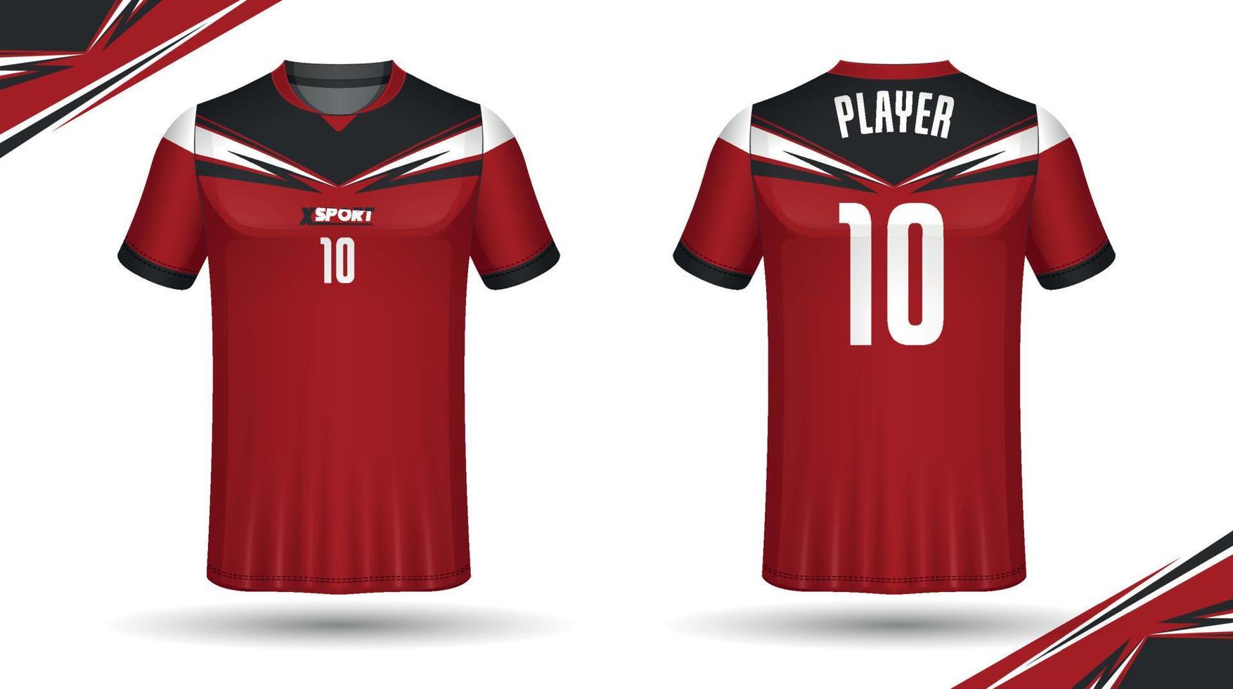 voetbal Jersey ontwerp voor sublimatie, sport t overhemd ontwerp vector