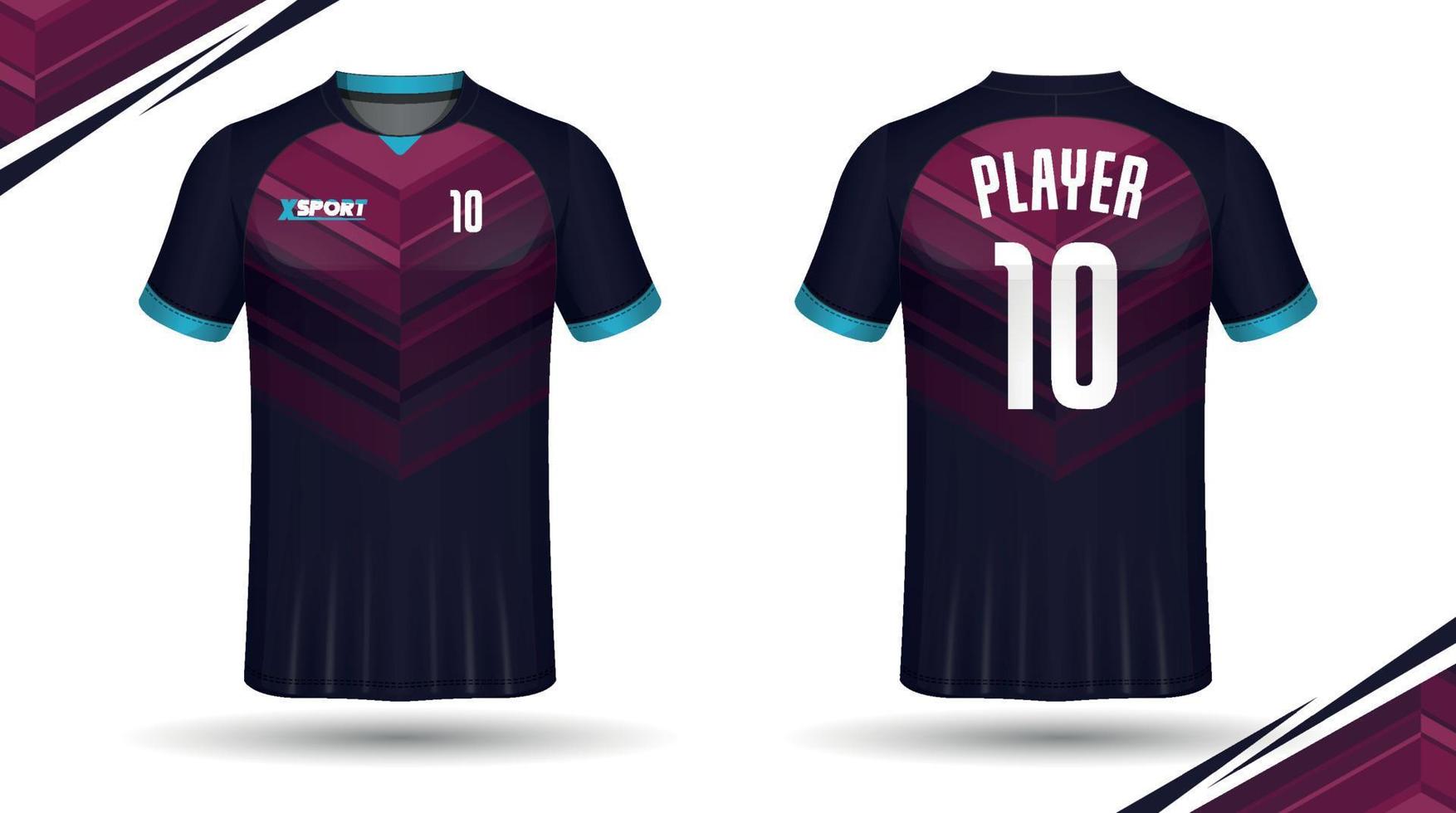 voetbal Jersey ontwerp voor sublimatie, sport t overhemd ontwerp vector