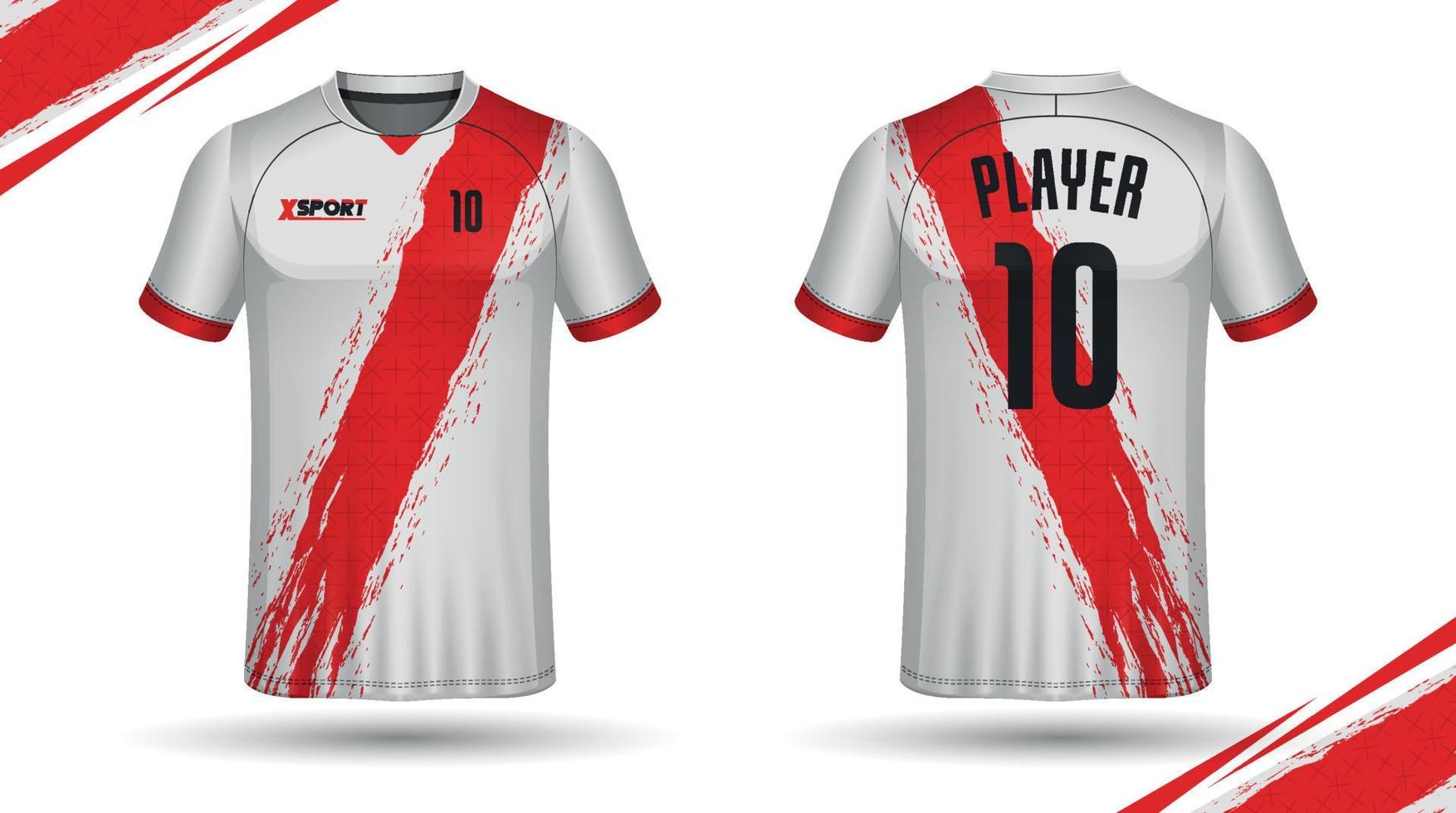 voetbal Jersey ontwerp voor sublimatie, sport t overhemd ontwerp vector