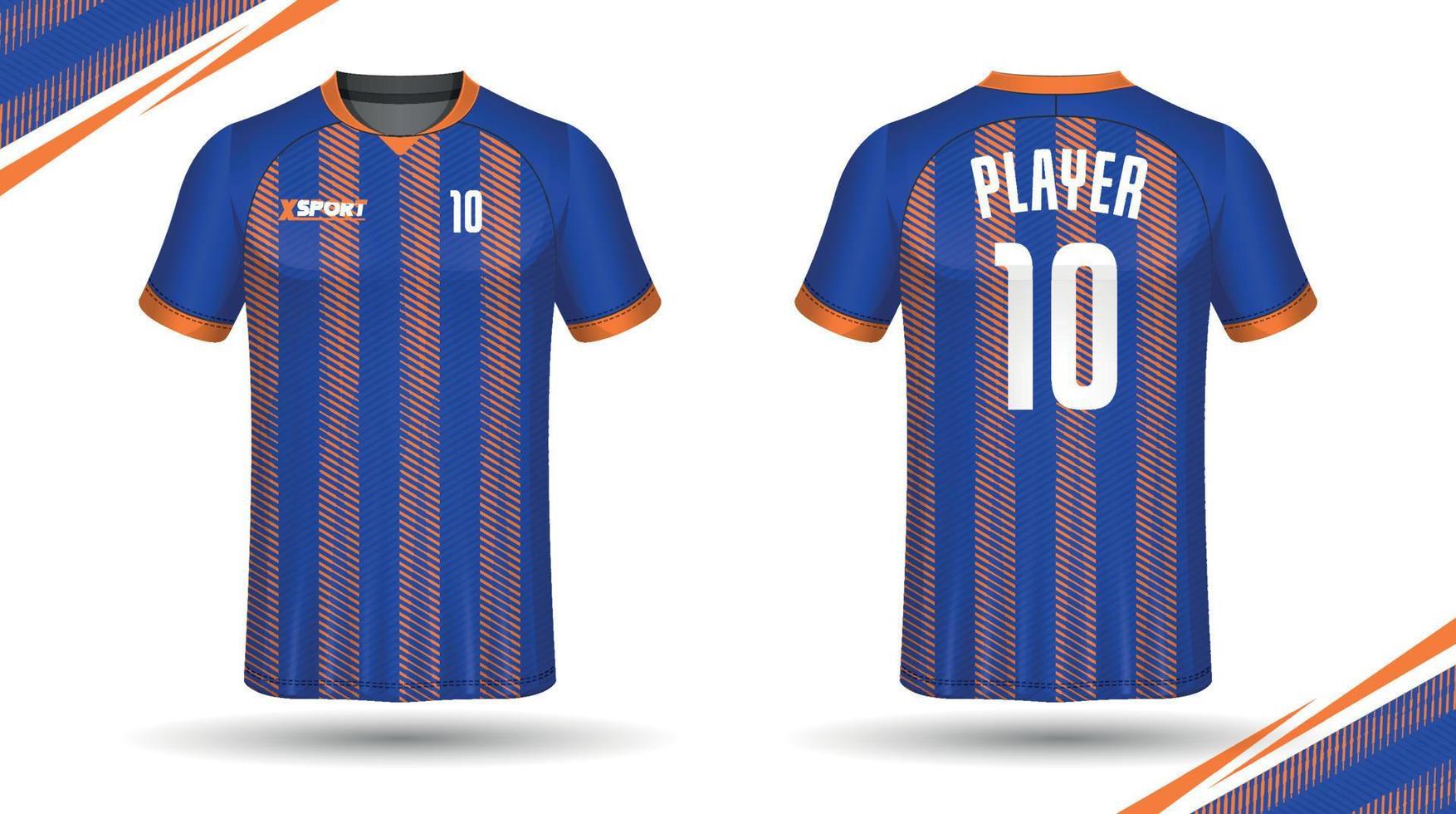 voetbal Jersey ontwerp voor sublimatie, sport t overhemd ontwerp vector