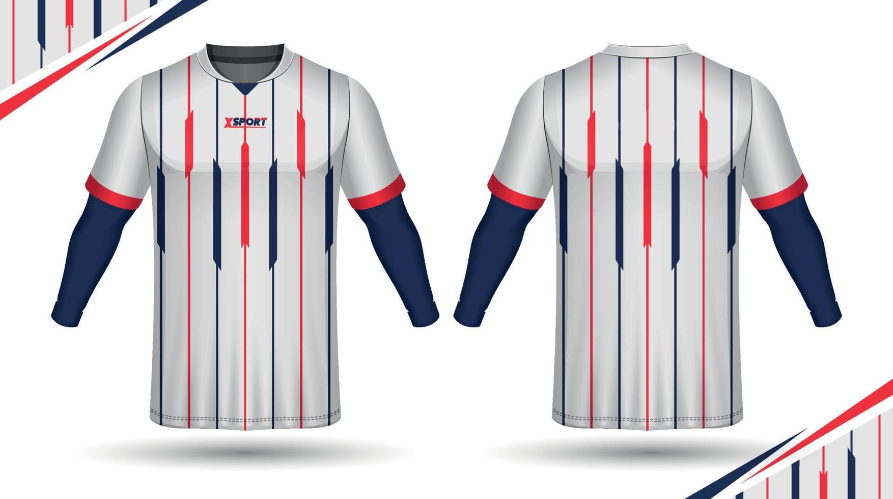 voetbal Jersey ontwerp voor sublimatie, sport t overhemd ontwerp vector