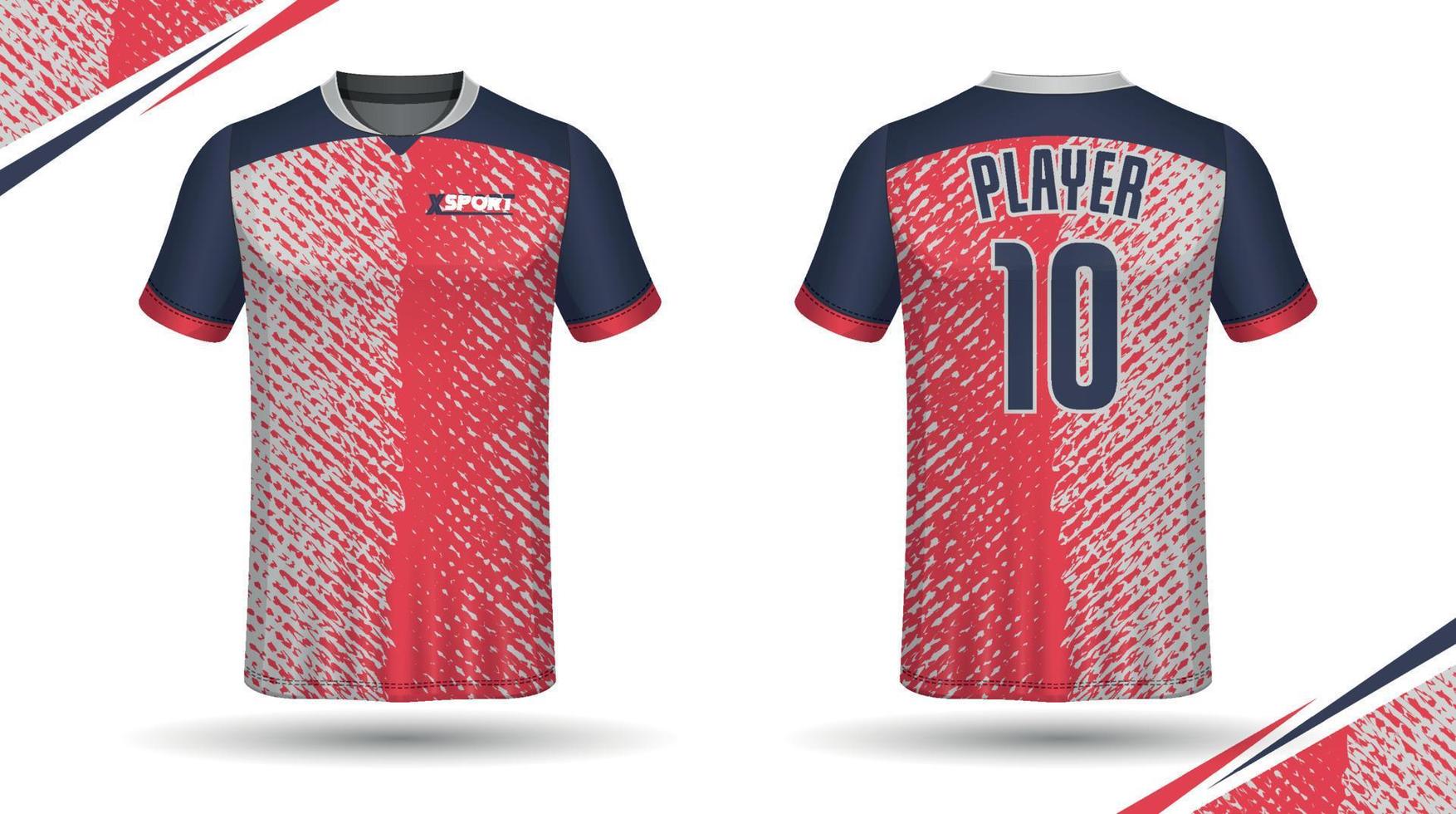 voetbal Jersey ontwerp voor sublimatie, sport t overhemd ontwerp vector