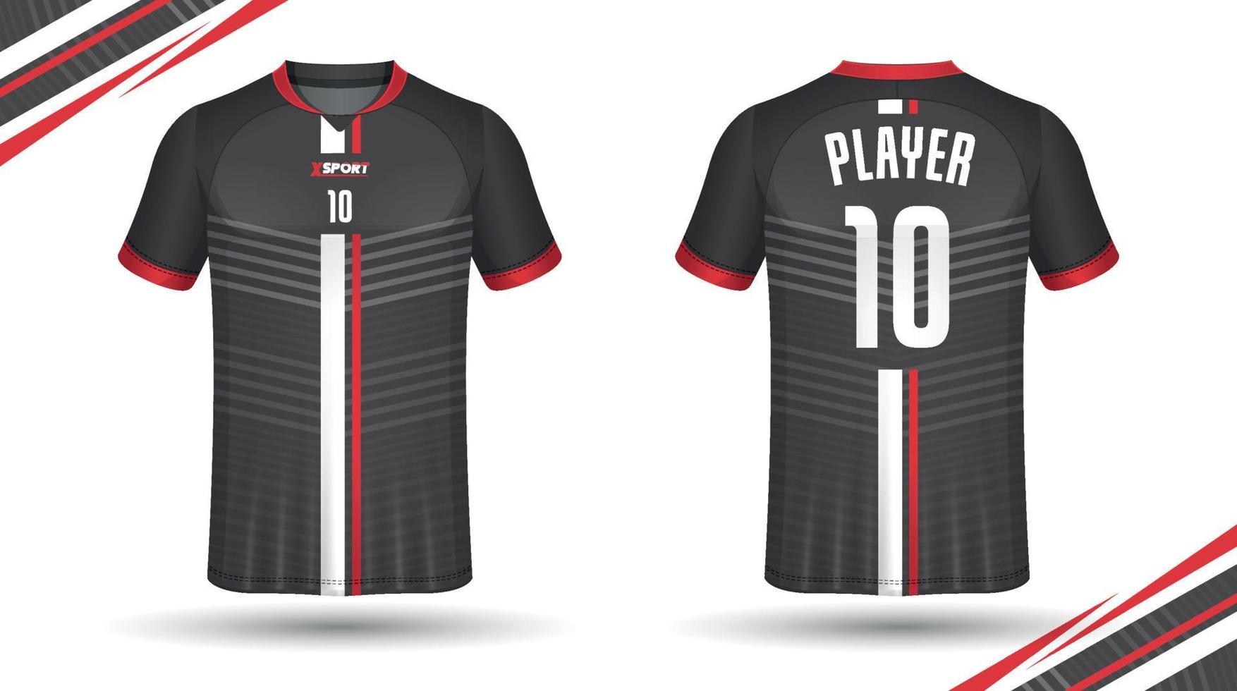 voetbal Jersey ontwerp voor sublimatie, sport t overhemd ontwerp vector