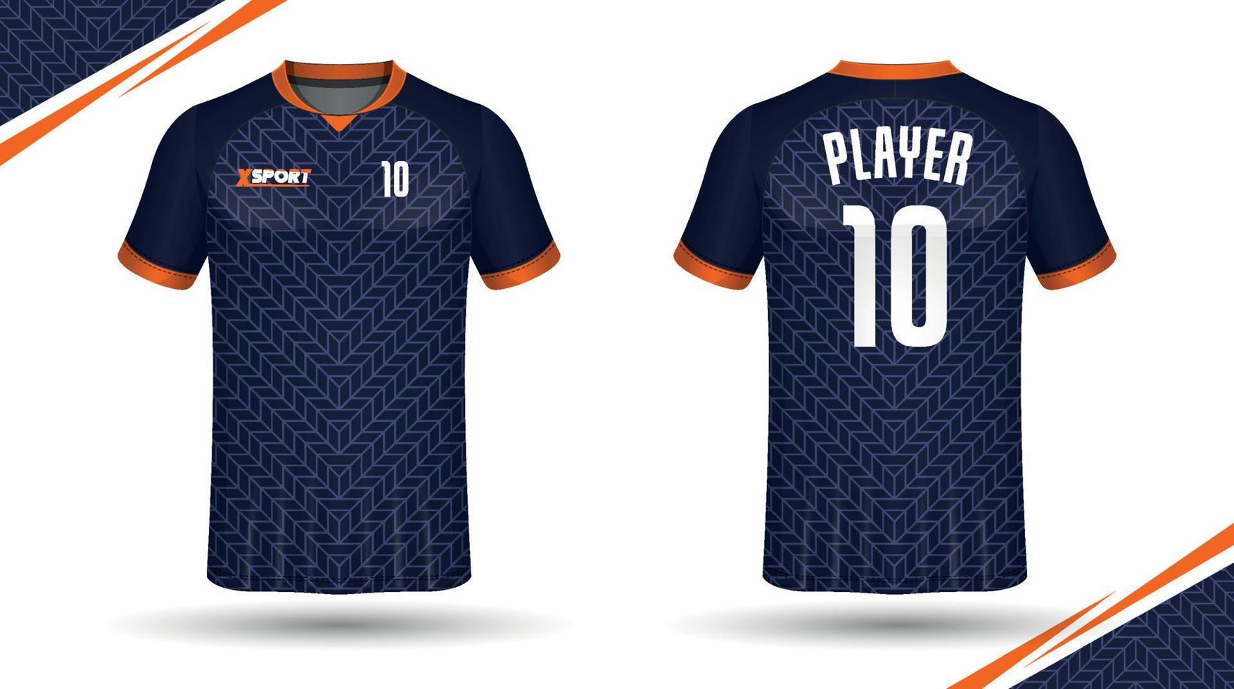 voetbal Jersey ontwerp voor sublimatie, sport t overhemd ontwerp vector