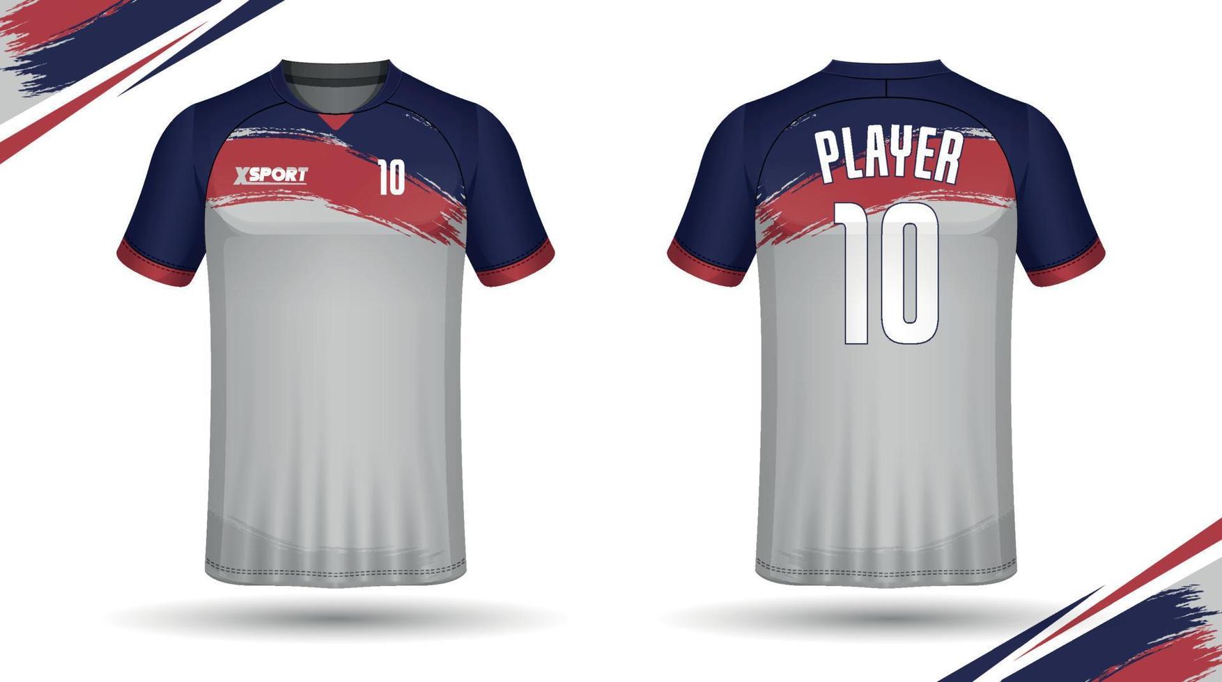 voetbal Jersey ontwerp voor sublimatie, sport t overhemd ontwerp vector