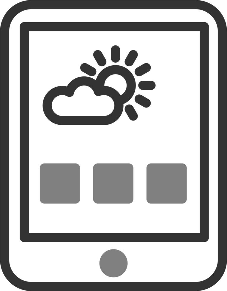 tablet vector pictogram