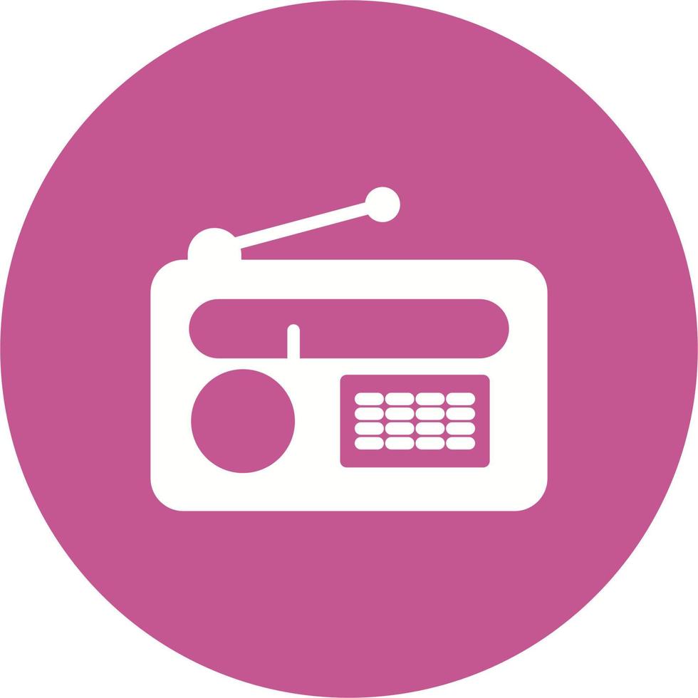 radio vector pictogram