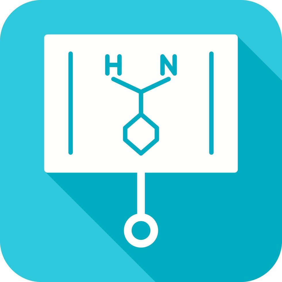 formule glyph icoon vector